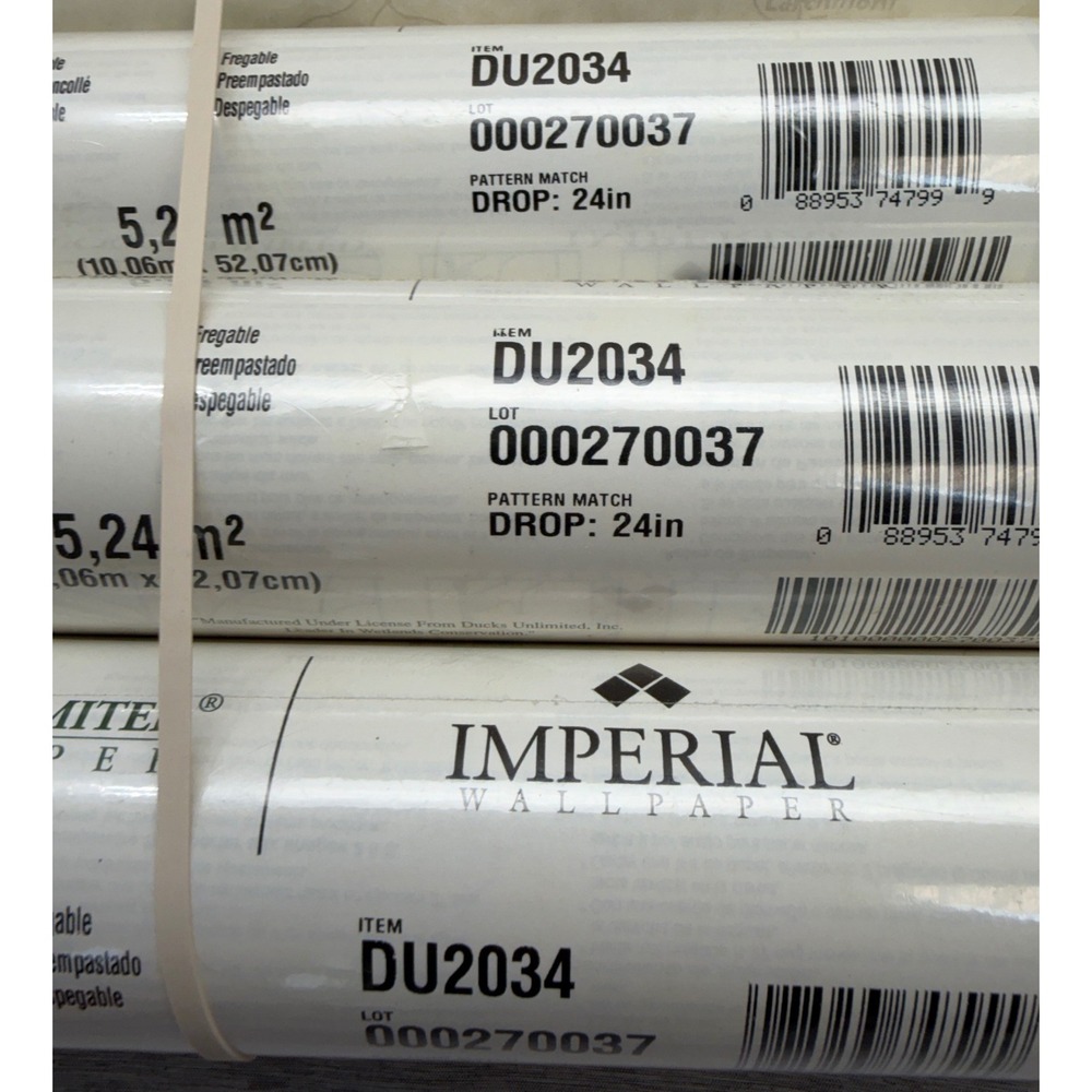 Imperial Wallpaper DU2034 Vintage Nautical Map Beige Prepasted 4 Rolls 56sqft ea